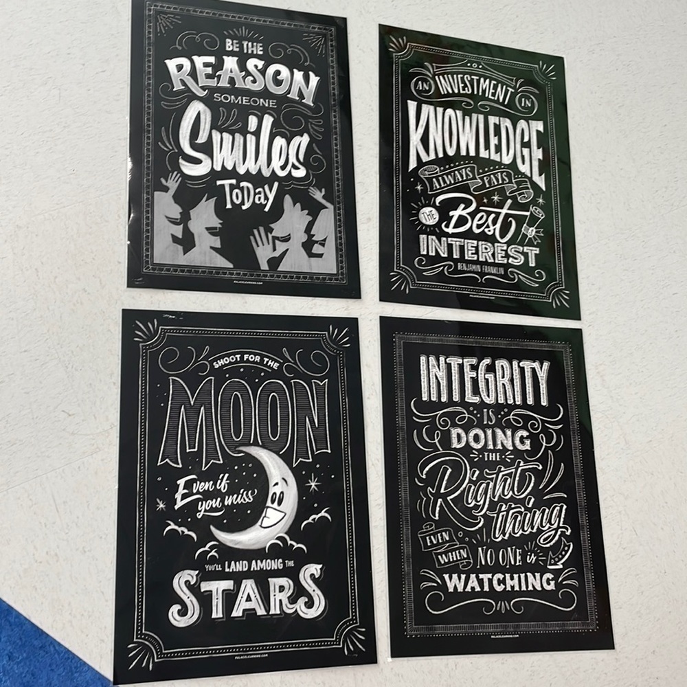 Set of 4 Motivational Posters